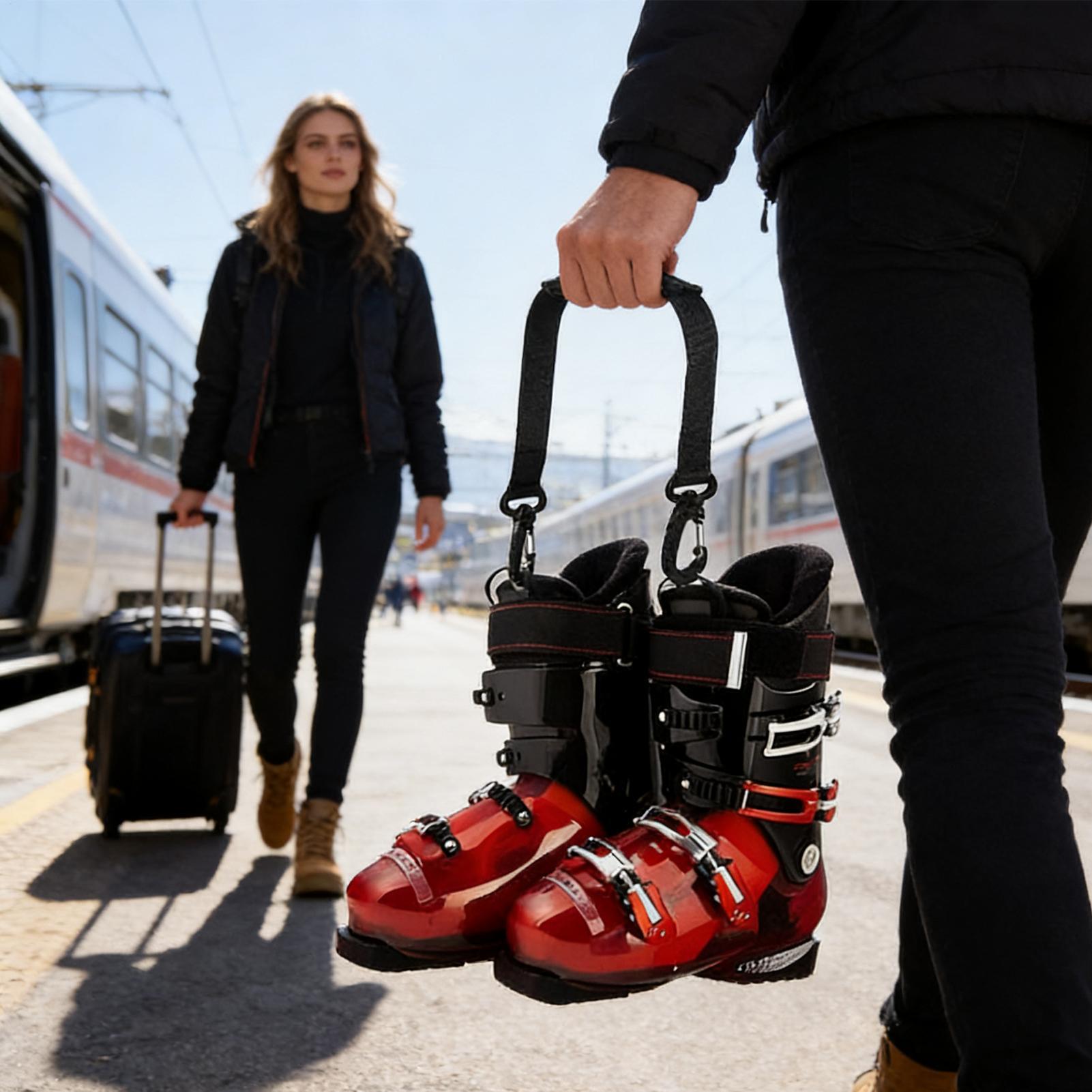 Ski Boot Straps Gear Shoulder  - Cycling Commuting recension och pris