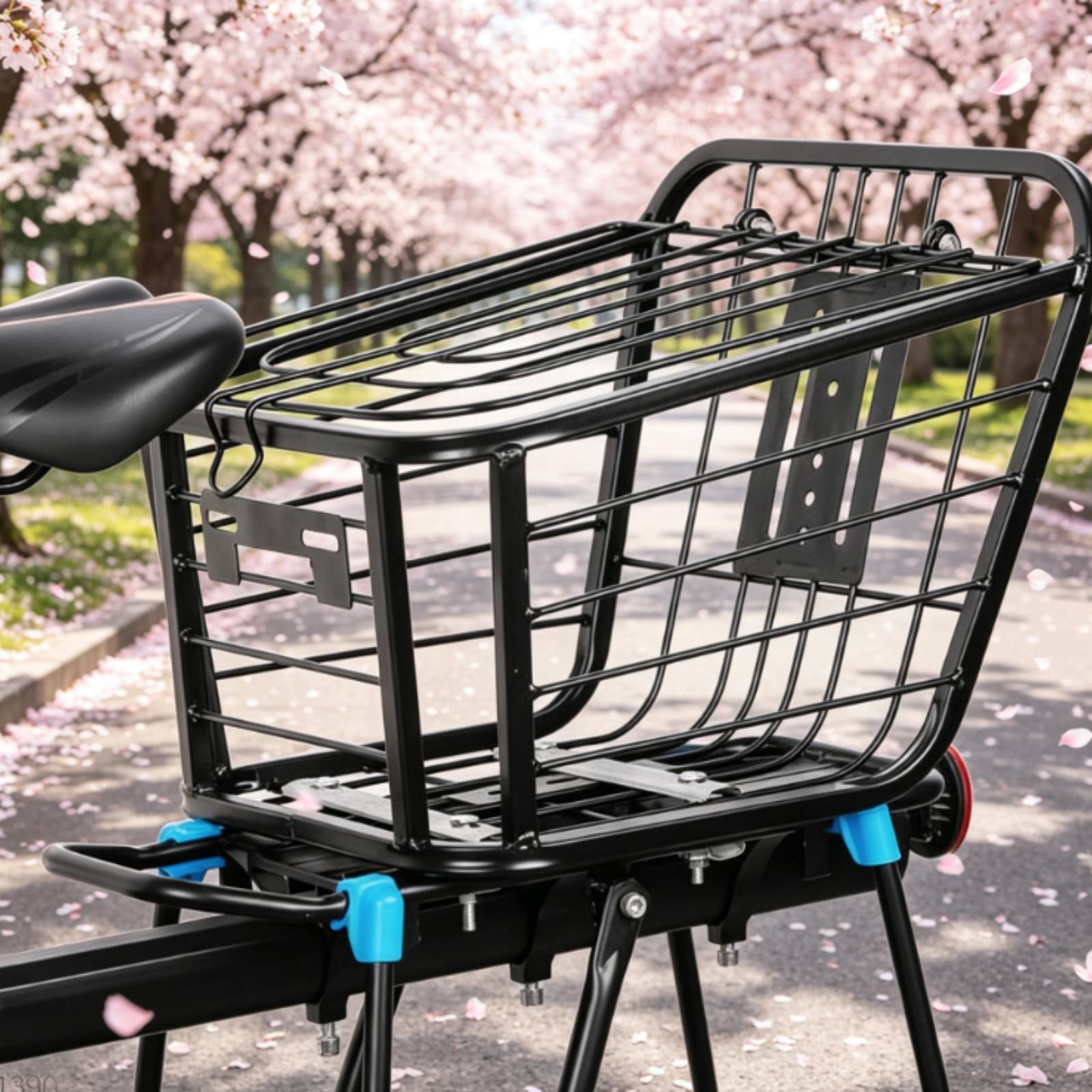 Folding Rear Bike Basket Folda - Cycling Commuting recension och pris