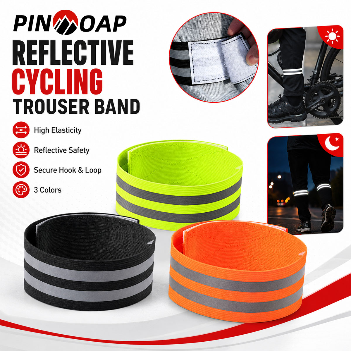 PINMOAP 1/2PCS Bicycle Pants L - Cycling Commuter Pants recension och pris