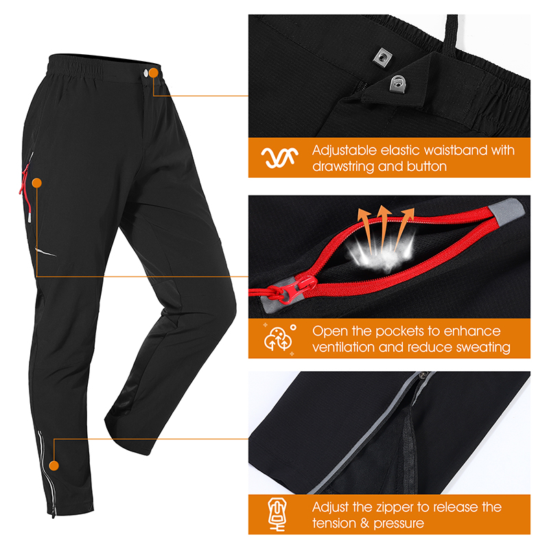 WEST BIKING Cycling Pants Men  - Cycling Commuter Pants recension och pris